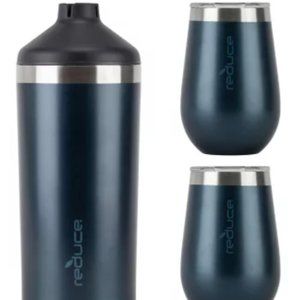 Wine Bottle Cooler With Wine Tumblers